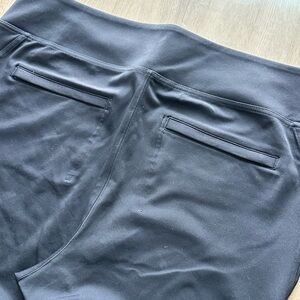 ✨ ATHLETA Tailored Black Ankle Pants w/ Zipper Detail – Size 2X ✨